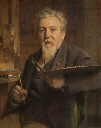 The Painter Jan David Col by Pierre Jean van der Ouderaa